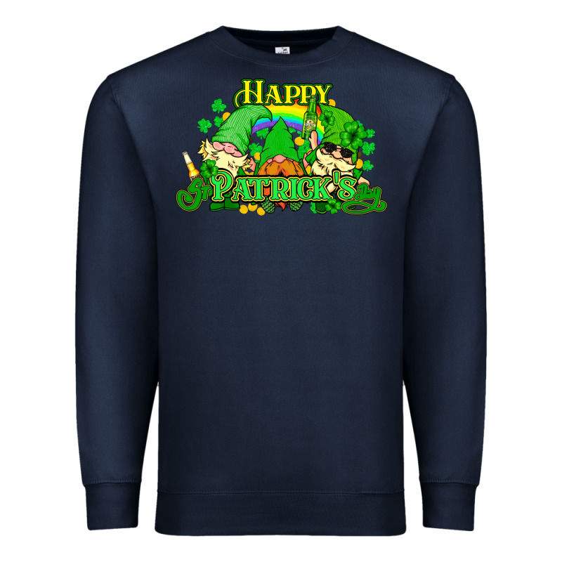 St. Patrick's Day Gnomes Premium Sweatshirt by HowdyJamesFarm | Teevron