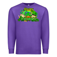 Purple St. Patrick's Day gnomes Premium Sweatshirt - HowdyJamesFarm