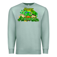 Seafoam St. Patrick's Day gnomes Premium Sweatshirt - HowdyJamesFarm