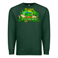 Sports Green St. Patrick's Day gnomes Premium Sweatshirt - HowdyJamesFarm