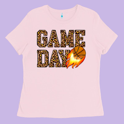 Game Day Basketball Ladies Tee Designed By Jahusdesignshop