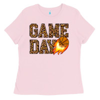 Bubblegum Pink game day basketball Ladies Tee - JahusDesignShop