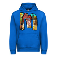 Cobalt farm life alphabet lowercase letters m Urban Hoodie - BundleAndBundleShop