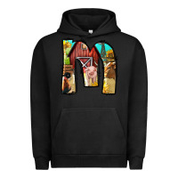 Pigment Black farm life alphabet lowercase letters m Urban Hoodie - BundleAndBundleShop