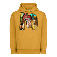 Pigment Peanut Butter farm life alphabet lowercase letters m Urban Hoodie - BundleAndBundleShop
