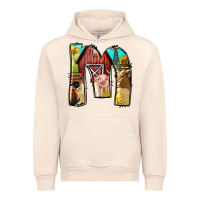 Sandshell farm life alphabet lowercase letters m Urban Hoodie - BundleAndBundleShop