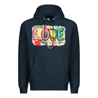 Navy love nursing leopard background Premium Hoodie - CowGirlArtShop