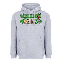 Heather Grey Whiskey business St. Patrick's Day Heavyweight Hoodie - CowGirlArtShop