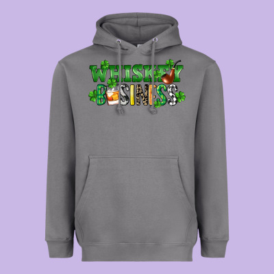 Whiskey Business St. Patrick's Day Heavyweight Hoodie Designed By Cowgirlartshop