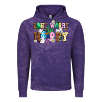 Cloud Purple Don't worry be hoppy Vintage Hoodie - NancyCooperArtShop