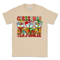 Mushroom Christmas tea junkie Classic Tee - CowhideDigitalArt