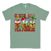 Sage Christmas tea junkie Classic Tee - CowhideDigitalArt