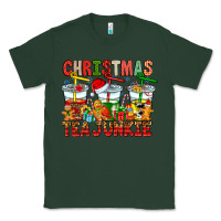 Sports Green Christmas tea junkie Classic Tee - CowhideDigitalArt