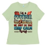 Matcha i'm a american football grandma we don't do that k Ladies Tee - Jasminsmagicworld