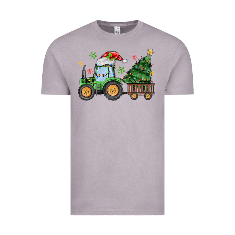 Christmas Tractor Vintage Tee by MaliasSmallBusiness | Teevron
