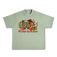 Oil Green jesus the reason for the season Urban Heavy Tee - MaliasSmallBusiness