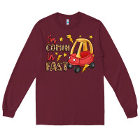 Burgundy i'm comin in fast Long Sleeve Tee - LillyAllenDesigns