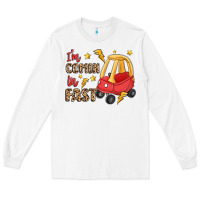 White i'm comin in fast Long Sleeve Tee - LillyAllenDesigns