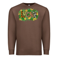 Chestnut Western lucky St. Patrick's Day Premium Sweatshirt - CowGirlArtShop