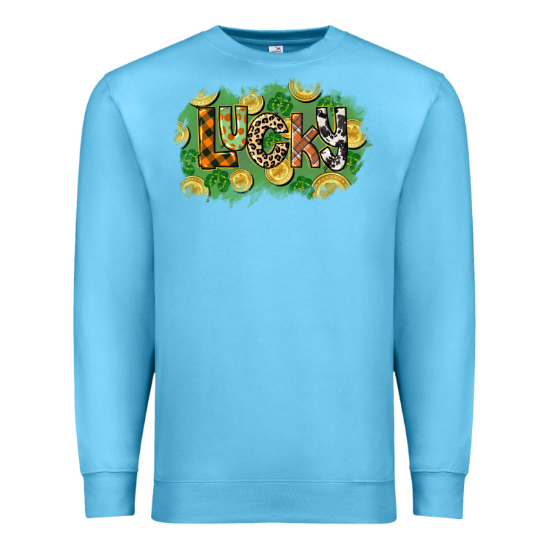 Western Lucky St. Patrick's Day Premium Sweatshirt by CowGirlArtShop | Teevron