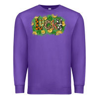 Purple Western lucky St. Patrick's Day Premium Sweatshirt - CowGirlArtShop
