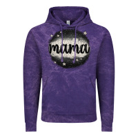 Cloud Purple leopard mama Vintage Hoodie - MaliasSmallBusiness