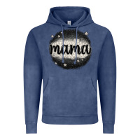 Vintage Denim leopard mama Vintage Hoodie - MaliasSmallBusiness