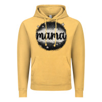 Vintage Mustard leopard mama Vintage Hoodie - MaliasSmallBusiness