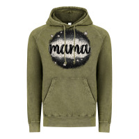Vintage Olive leopard mama Vintage Hoodie - MaliasSmallBusiness