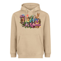 Mushroom One hoppy mama easter day Heavyweight Hoodie - HowdyJamesFarm