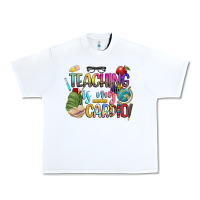 White teaching is my cardio Urban Heavy Tee - NancyCooperArtShop
