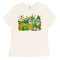 Bone st patricks day gnomes coffee cups Ladies Tee - Jasminsmagicworld