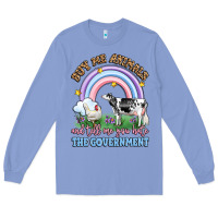 Colony Blue buy me animals and tell me you hate the government Long Sleeve Tee - LillyAllenDesigns