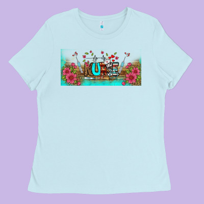 Western Nurse Libbey Glass Ladies Tee Designed By Bundleandbundleshop