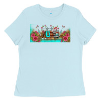 Baby Blue western nurse libbey glass Ladies Tee - BundleAndBundleShop