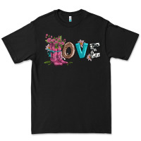 Black valentines day love and boots Premium Tee - AdoDesignShop