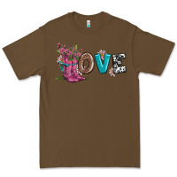 Cacao valentines day love and boots Premium Tee - AdoDesignShop