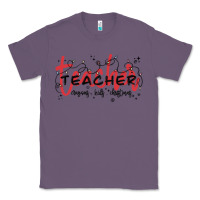 Lavender christmas teacher Classic Tee - MaliasSmallBusiness