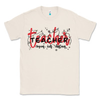 Natural christmas teacher Classic Tee - MaliasSmallBusiness