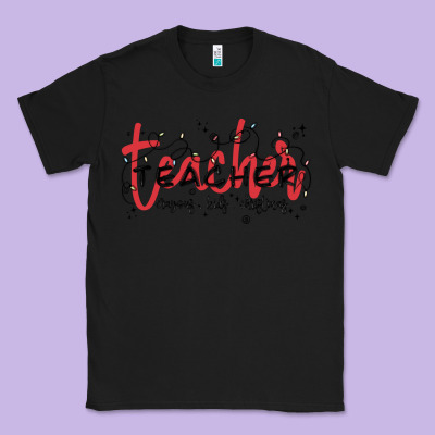 Christmas Teacher Classic Tee Designed By Maliassmallbusiness