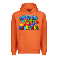 Carrot Different is beautiful Autism Premium Hoodie - CowGirlArtShop