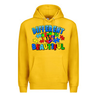 Lemon Different is beautiful Autism Premium Hoodie - CowGirlArtShop