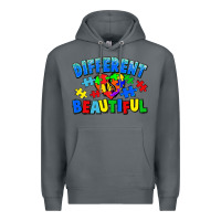 Rock Different is beautiful Autism Premium Hoodie - CowGirlArtShop