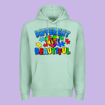 Different Is Beautiful Autism Premium Hoodie Designed By Cowgirlartshop