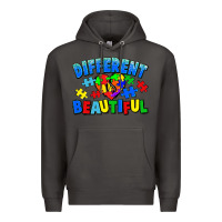 Smoke Different is beautiful Autism Premium Hoodie - CowGirlArtShop