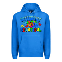True Royal Different is beautiful Autism Premium Hoodie - CowGirlArtShop