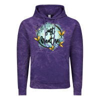 Cloud Purple just breathe Vintage Hoodie - MaliasSmallBusiness