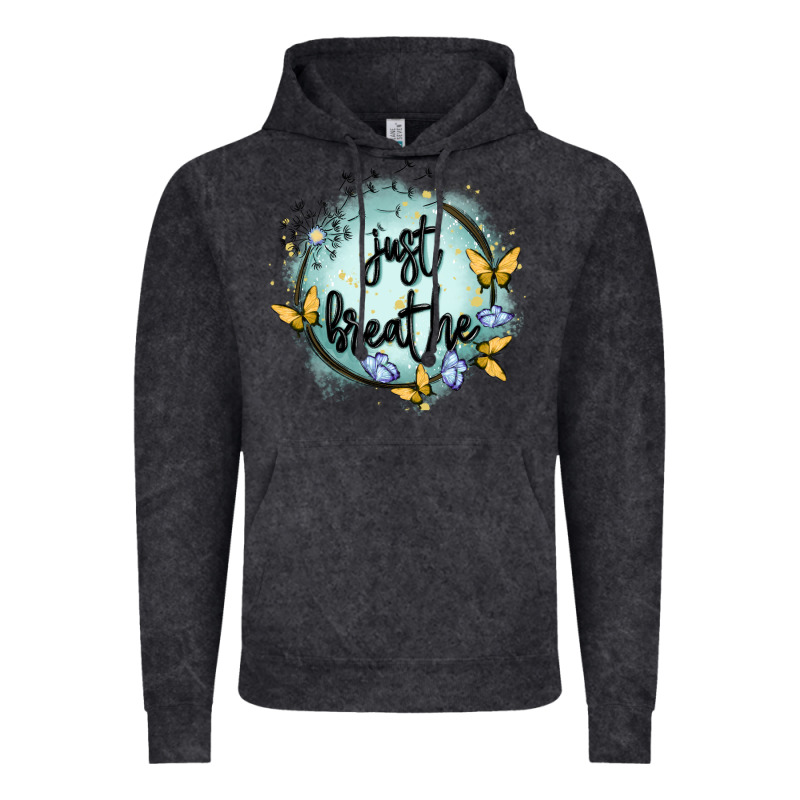 Just Breathe Vintage Hoodie by MaliasSmallBusiness | Teevron