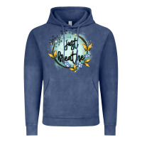 Vintage Denim just breathe Vintage Hoodie - MaliasSmallBusiness