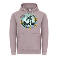 Vintage Zinc just breathe Vintage Hoodie - MaliasSmallBusiness